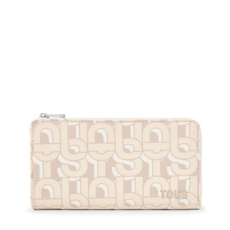 Billetera beige TOUS MANIFESTO-0