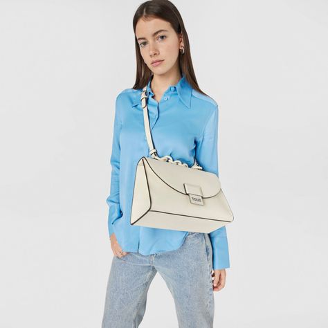 Bolso City mediano beige Sylvia Tous-5