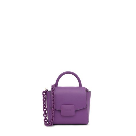 Mini bandolera morada TOUS Lucia-0