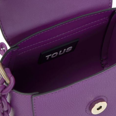 Mini bandolera morada TOUS Lucia-2