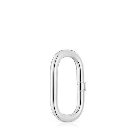 Anilla grande de plata Hold Oval-1