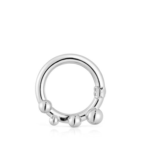 Anilla mediana de plata y detalles Hold-0