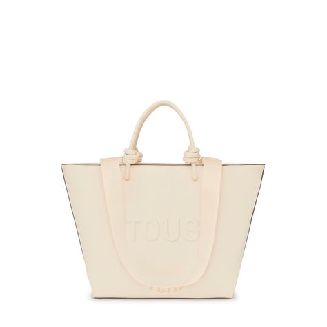 Capazo mediano beige TOUS La Rue New-0