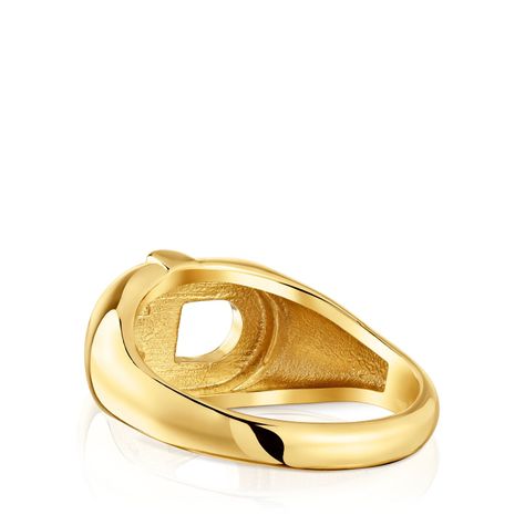 Sello con baño de oro 18 kt sobre plata TOUS MANIFESTO-2