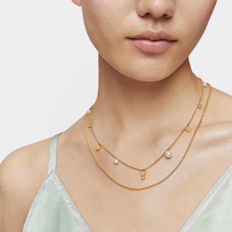 Collar con baño de oro de 18 kt sobre plata-4