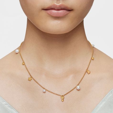 Collar con baño de oro de 18 kt sobre plata-5