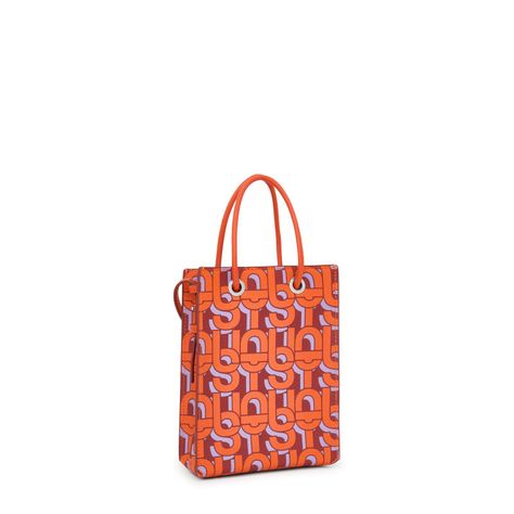 Mini bolso taronja TOUS MANIFESTO-1