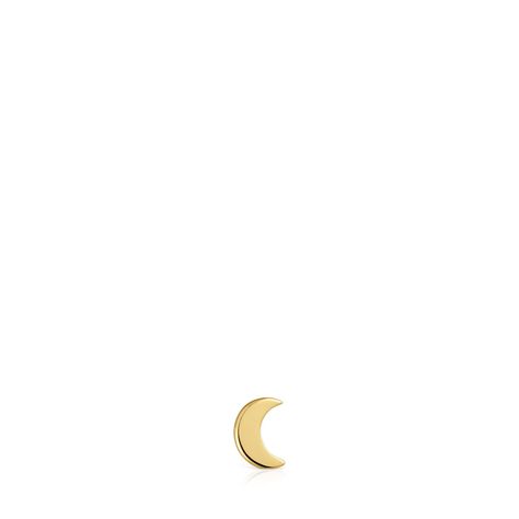 Charm TOUS 1950 luna con baño de oro 18 kt sobre plata-0