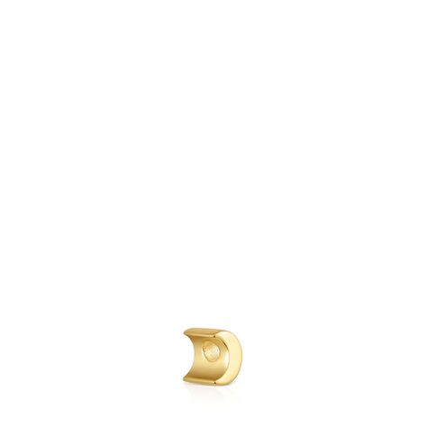 Charm TOUS 1950 luna con baño de oro 18 kt sobre plata-2