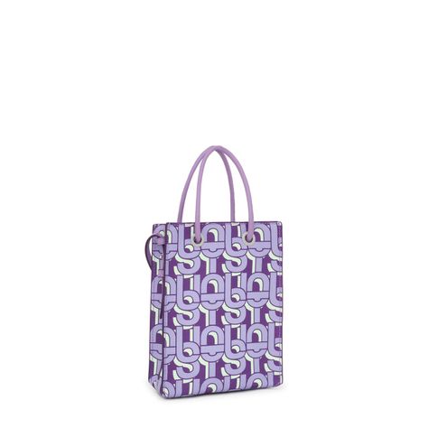 Mini bolso malva TOUS MANIFESTO-1
