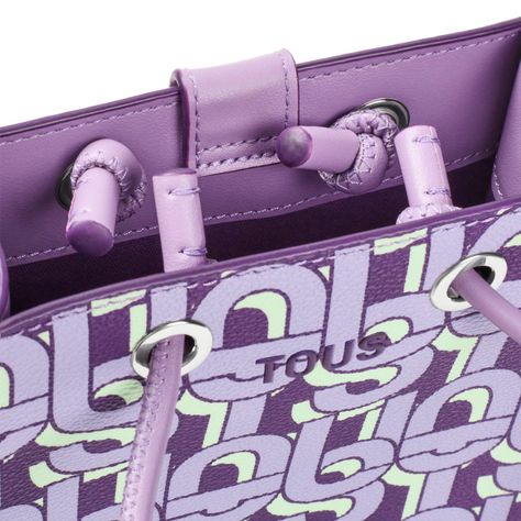 Mini bolso malva TOUS MANIFESTO-2