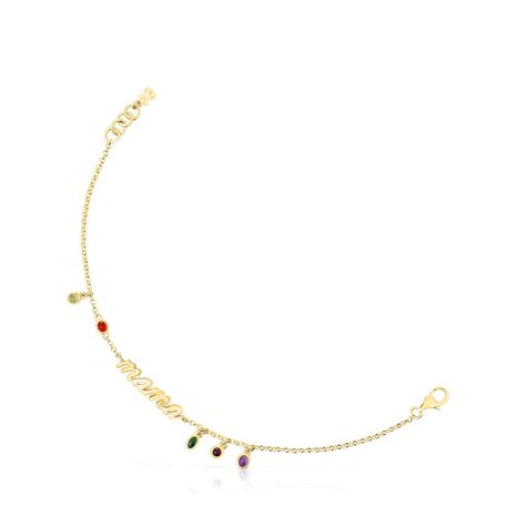 Pulsera Mama de plata vermeil y gemas TOUS Mama-0