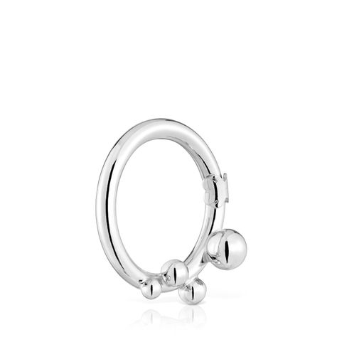 Anilla grande de plata y detalles Hold-1