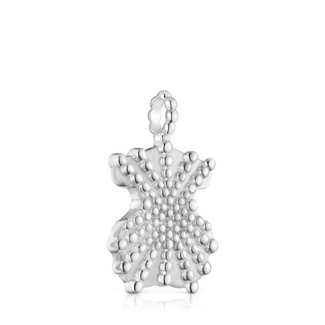 Colgante oso mediano de plata TOUS Grain-1
