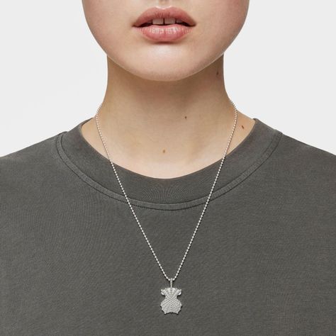 Colgante oso mediano de plata TOUS Grain-6