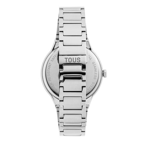 Reloj analógico con brazalete de acero Karat Round-2