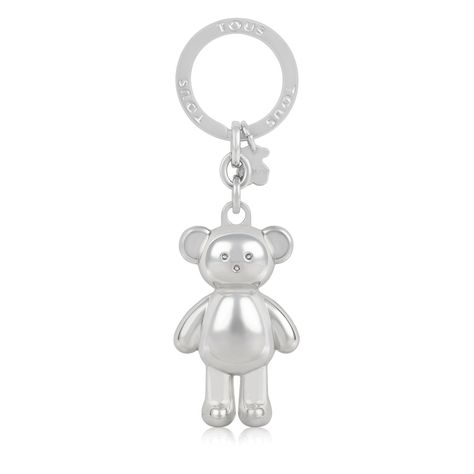 Llavero Oso Teddy Bear plateado-0