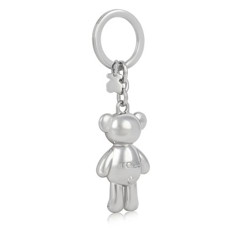 Llavero Oso Teddy Bear plateado-1