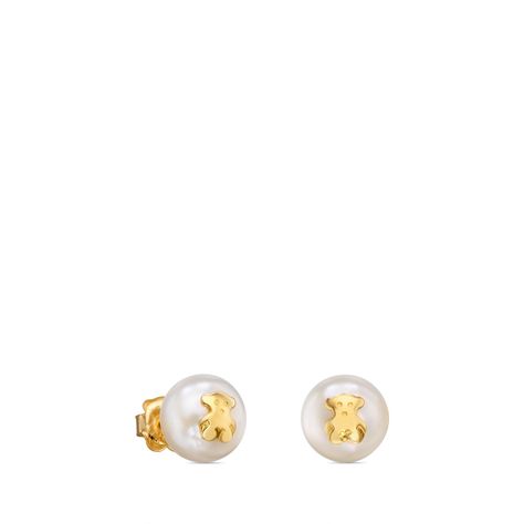 Aros Tous Bear  Perla de Oro Tous-0