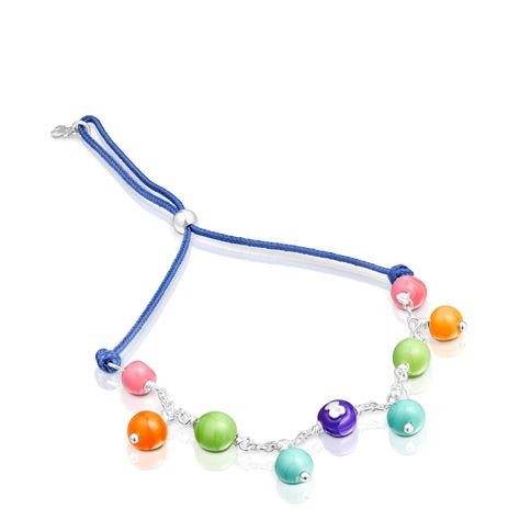 Pulsera de plata y cristal de Murano Icon Glass Tous-2