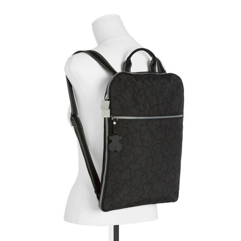 Mochila Tous Kaos New Colores Nylon en color antracita-negro-3