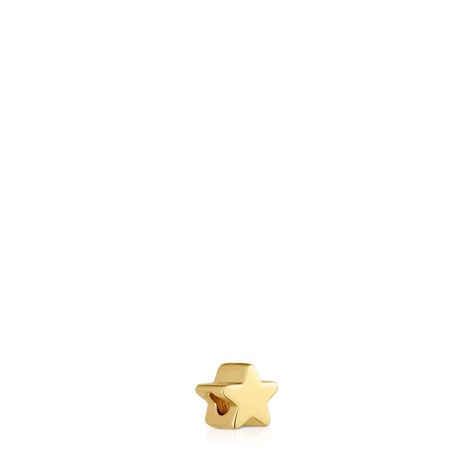 Charm TOUS 1950 estrella con baño de oro 18 kt sobre plata-1