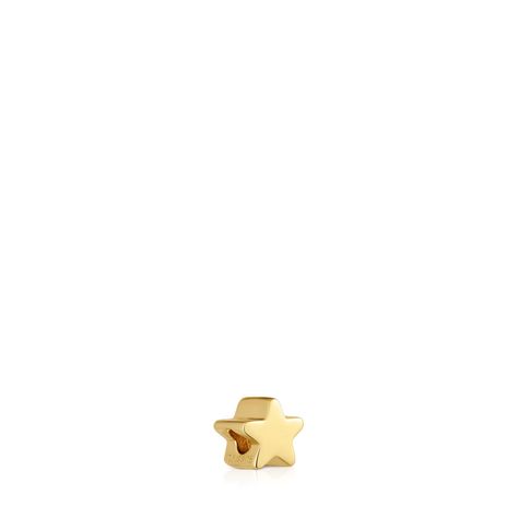 Charm TOUS 1950 estrella con baño de oro 18 kt sobre plata-2