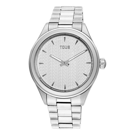 Reloj analógico con brazalete de acero T-Logo Tous-0