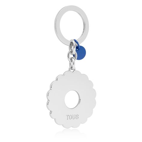 Llavero azul TOUS Circle Logo-1