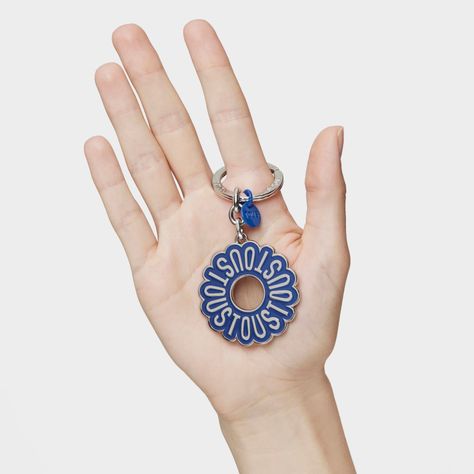 Llavero azul TOUS Circle Logo-2