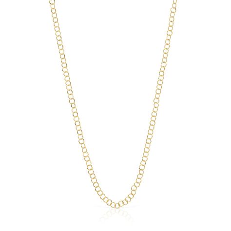 Collar corto anillas de oro 50 cm Basic-0