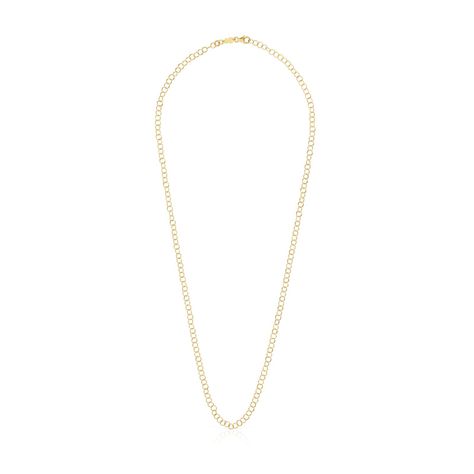 Collar corto anillas de oro 50 cm Basic-1