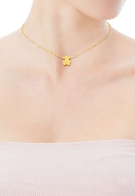 Collar de oro motivo oso Sweet Dolls-3