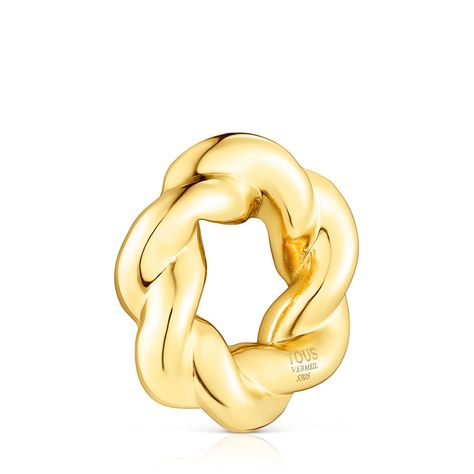 Colgante donut de plata vermeil Twisted Tous-2