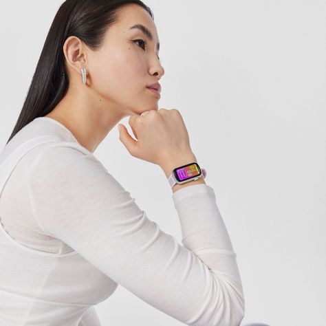 Reloj smartwatch con correa nylon y correa silicona T-Band-5
