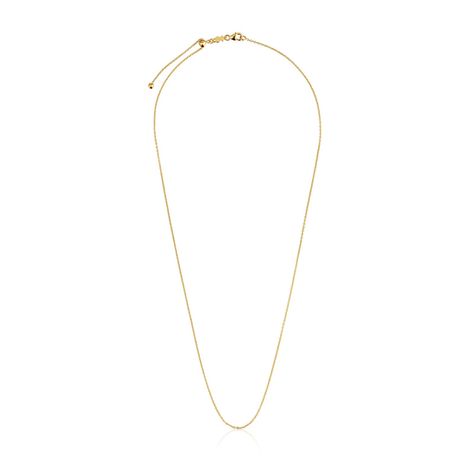 Collar corto de oro 50 cm Basic-1