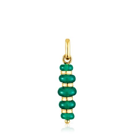 Colgante de plata vermeil y calcedonia Virtual Garden Tous-0