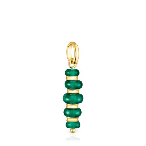 Colgante de plata vermeil y calcedonia Virtual Garden Tous-1