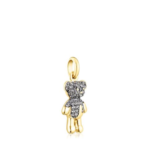 Colgante de plata vermeil y iolita Teddy Bear Splash Tous-1