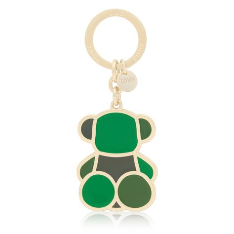 Llavero verde TOUS Bear Faceted-0