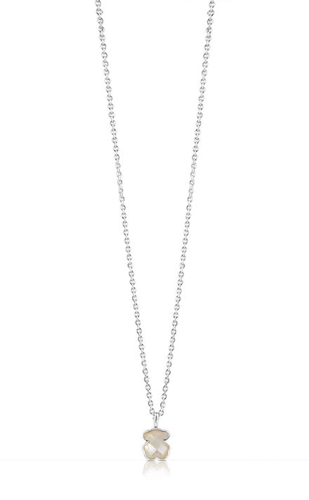 Collar Color de Plata y Nácar Tous-1