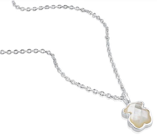 Collar Color de Plata y Nácar Tous-2
