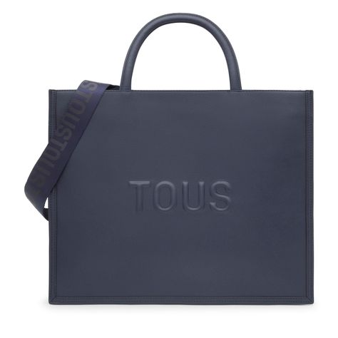 Shopper grande Amaya azul marino TOUS Brenda-0