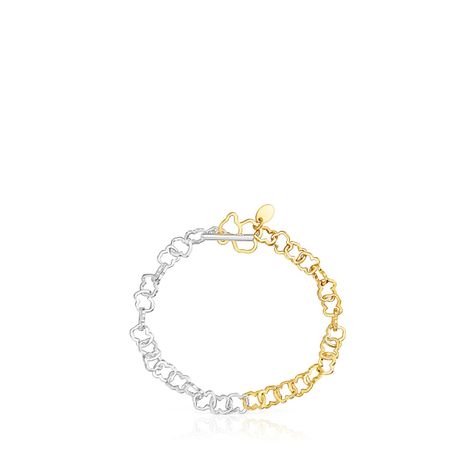 Pulsera bicolor motivo oso Carrusel Tous-1