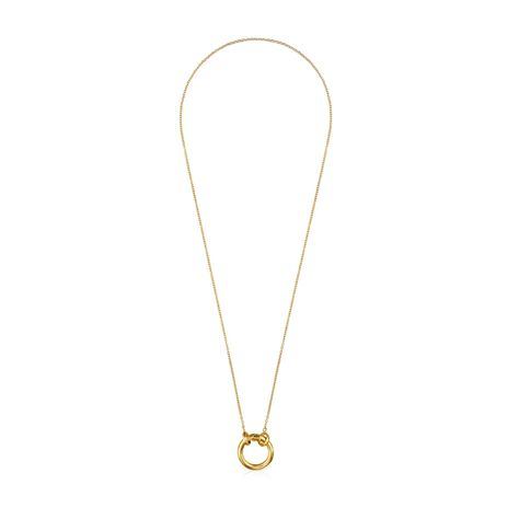 Collar pequeño Hold de Plata Vermeil Tous-1