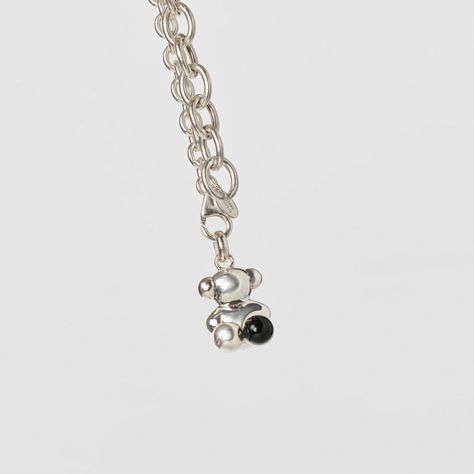 Colgante oso de plata y ónix Boss Bear Tous-4