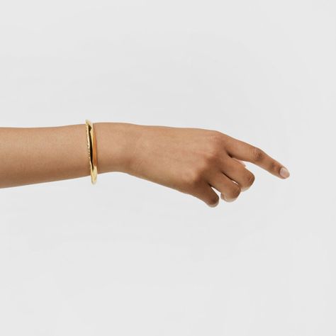 Pulsera con baño de oro 18 kt sobre plata Dybe-3