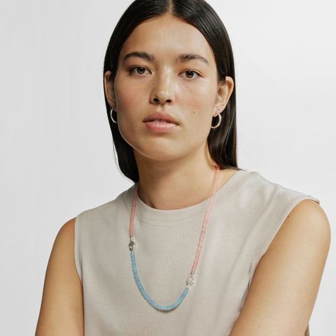 Collar de plata y calcedonia tratada rosa TOUS MANIFESTO-6