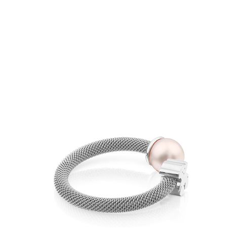 Anillo Tous Mesh de Plata-1