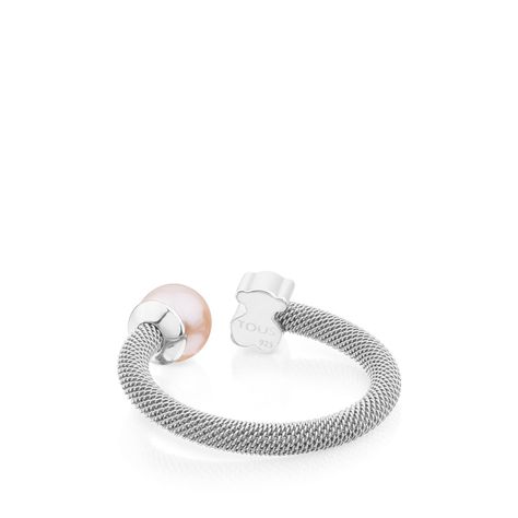 Anillo Tous Mesh de Plata-2